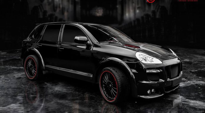 Porsche Cayenne with Red Crocodile Interior by Carlex Design