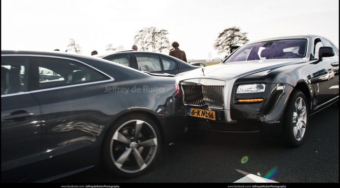 BMW M5 Crashes into Rolls-Royce Ghost 