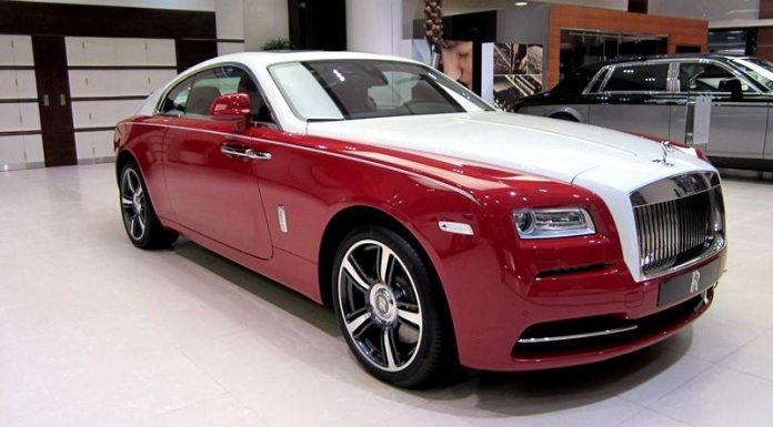 Rolls-Royce Wraith in Ensign Red and English White