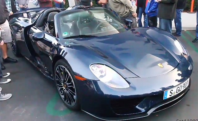 Gorgeous Blue Porsche 918 Spyder Spotted at Cars & Coffee L.A.