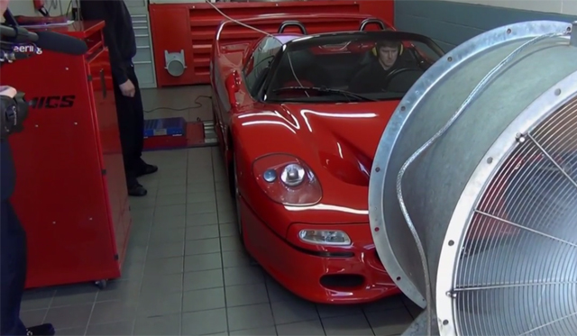 Ferrari F50 Screams With Straight Pipes on Dyno
