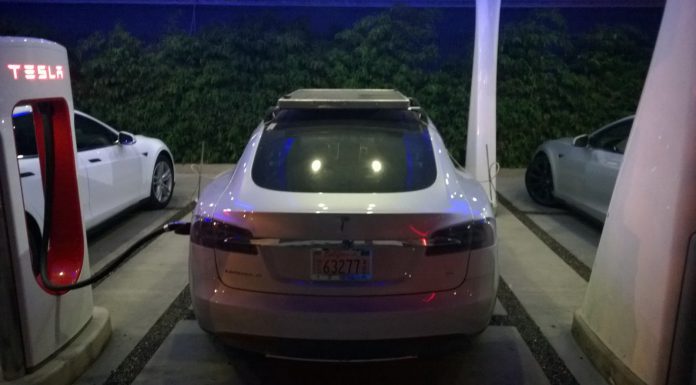 All-Wheel Drive Tesla Model S Spied Testing?