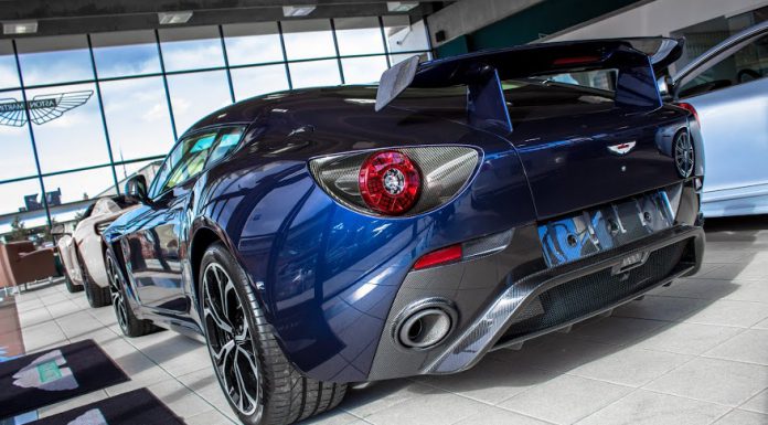 Beautiful Blue Aston Martin V12 Zagato For Sale in the U.S.