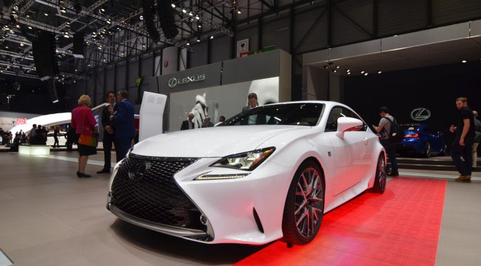 Lexus RC Coupe at the Geneva Motor Show 2014
