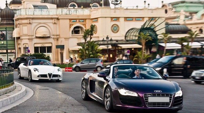 Video: Loud Quicksilver Exhaust Audi R8 V10 in Monaco Tunnels 