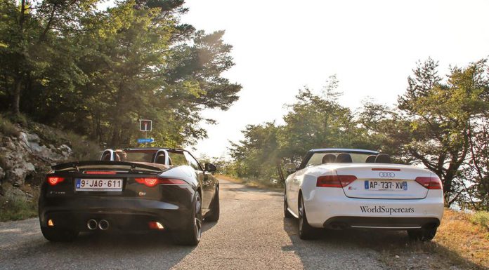 Video: Jaguar F-Type V6 S Glorious Sound on Monaco Mountain Roads 