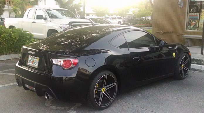 Spotted: 600hp Toyota GT86 with Ferrari Parts 