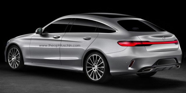 Mercedes-Benz C-Class Sportcoupe Re-Rendered With SUV Concept Roofline