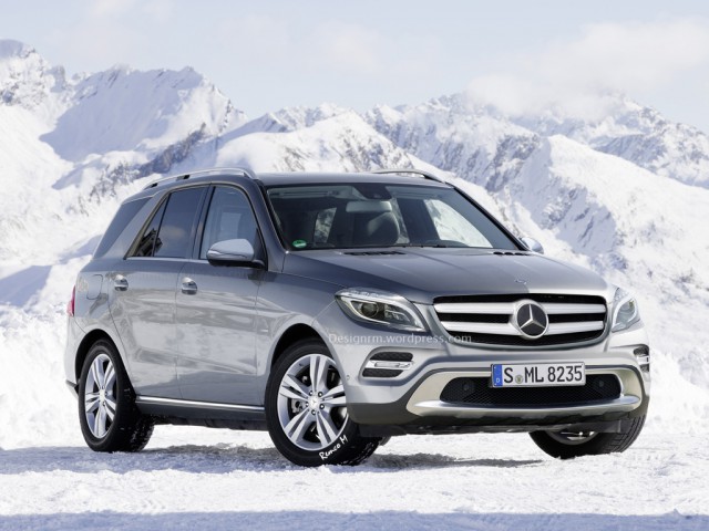 Facelifted 2015 Mercedes-Benz M-Class Rendered
