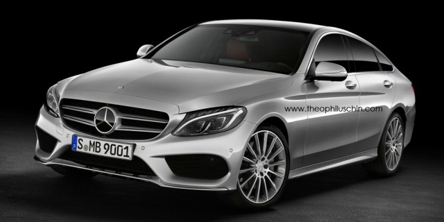 Mercedes-Benz C-Class Sportcoupe Re-Rendered With SUV Concept Roofline