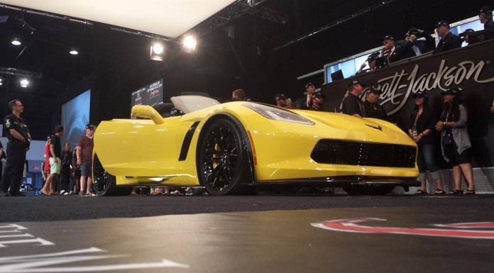First Production Corvette Z06 Sells for $1,000,000 at Barrett-Jackson 