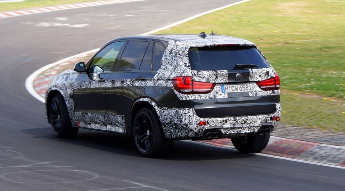 2015 BMW X5M Spotted With Less Camo at the Nürburgring