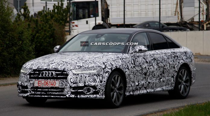 Facelifted Audi A6 Spied Testing