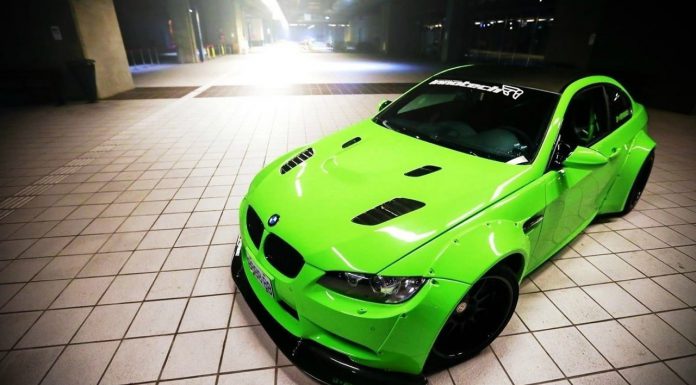Lime Green BMW E92 M3 Coupe by iPE and Liberty Walk