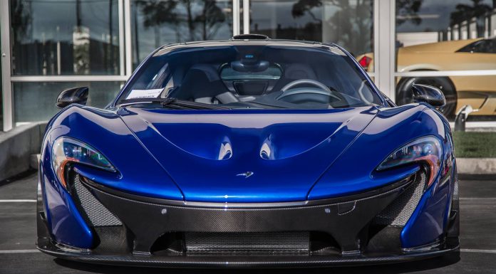 Azure Blue McLaren P1 Photoshoot 