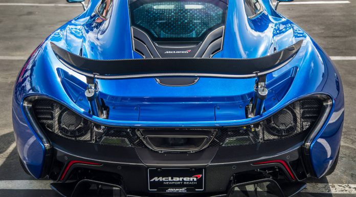 Azure Blue McLaren P1 Photoshoot 