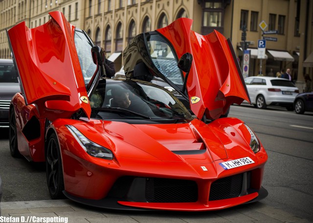 Epic Red LaFerrari Snapped in Munich