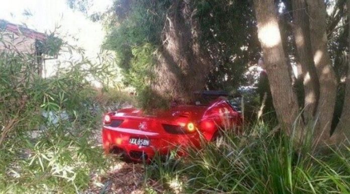 Ferrari 458 Crash