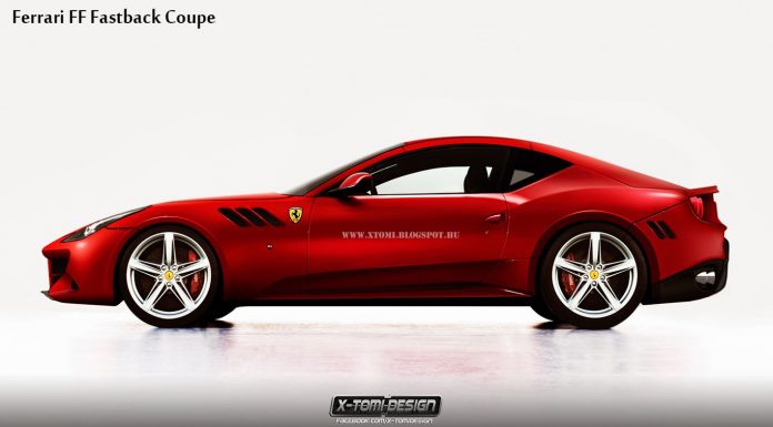 Ferrari FF Coupe Rendered