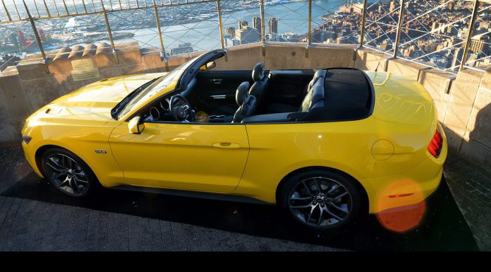 Ford Mustang GT Convertible Arrives on Empire State Building