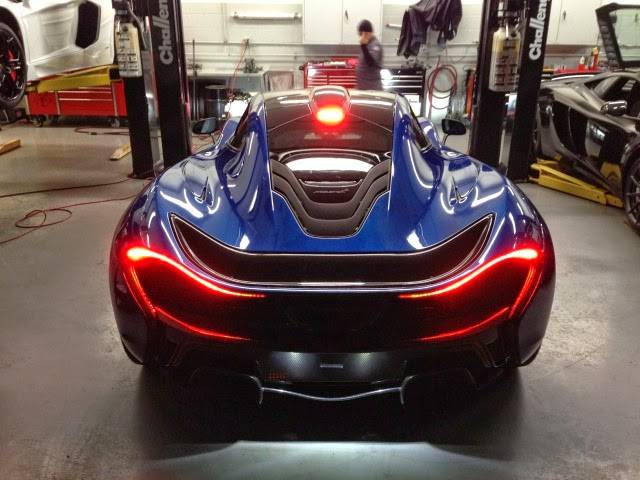 Azure Blue McLaren P1 