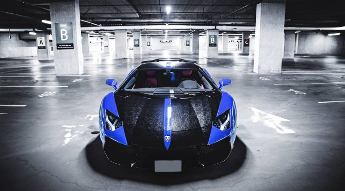 Alligator Skin Wrapped Lamborghini Aventador 