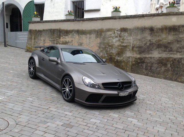  Matt Grey Mercedes-Benz SL65 AMG by Elite Garage 