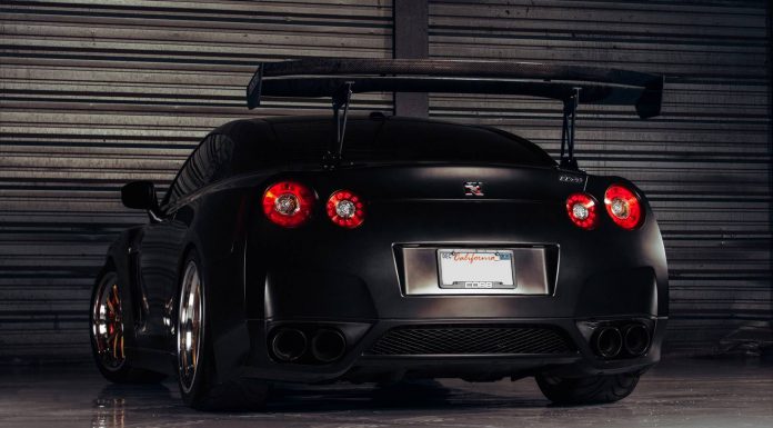 Stunning Satin Black Track-Spec Nissan GT-R With Bronze Wheels