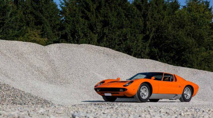 Orange Lamborghini Miura S Photoshoot 