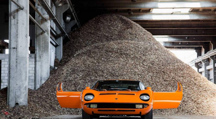 Orange Lamborghini Miura S Photoshoot 