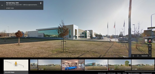 Pagani Factory Now Available on Google Street View