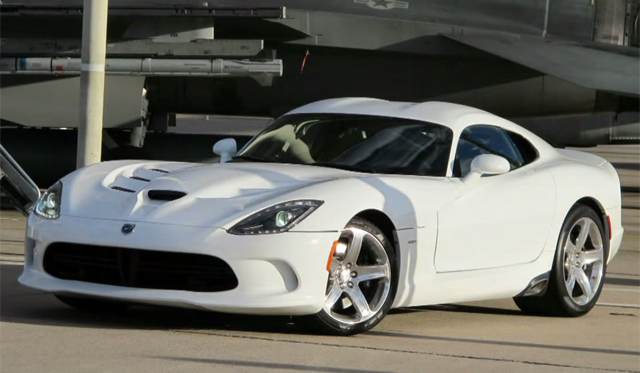 2014 SRT Viper Races F-16 Fighter Jet