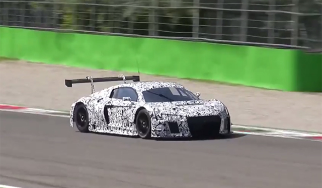 Video: 2015 Audi R8 GT3 Spied Testing