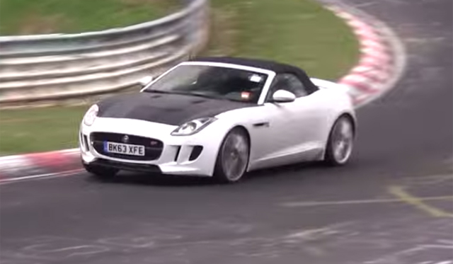 Four-Cylinder Jaguar F-Type Spied on the Nurburgring