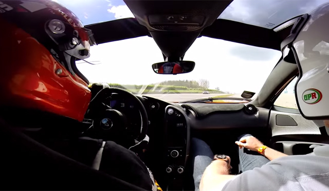 Epic McLaren P1 Onboard Ride at Donnington Park