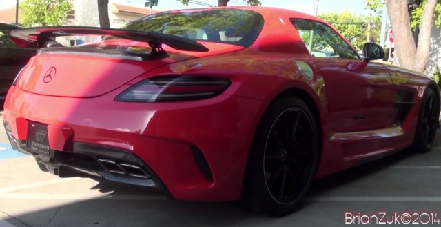 Video: Mercedes-Benz SLS AMG Black With Weistec Exhaust Growls