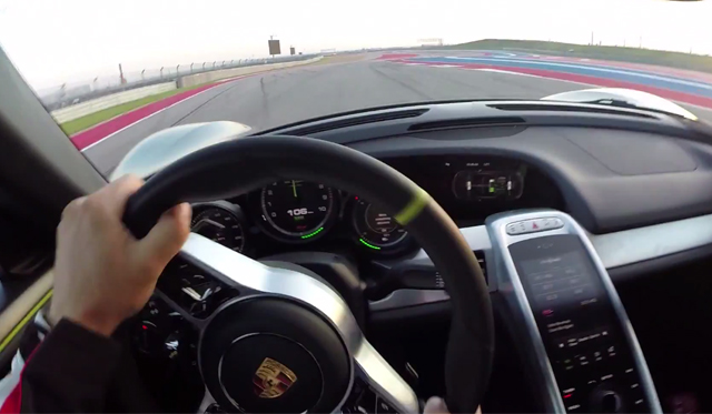 Video: Epic POV Drive of Porsche 918 Spyder on Track