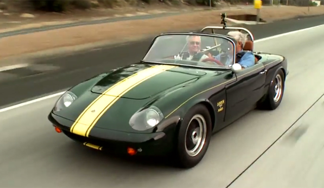 Jay Leno Shows Off His Restored Lotus Elan 26R