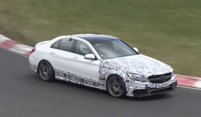 Twin-Turbo V8 Powered 2015 Mercedes-Benz C63 AMG Tackles the Nurburgring
