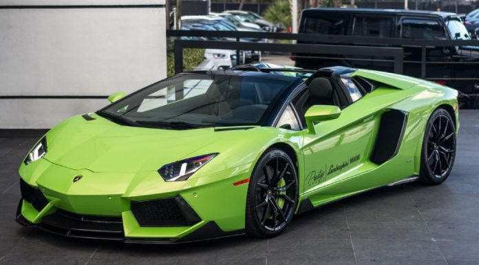 Verde Ithaca Lamborghini Aventador by Vorsteiner For Sale