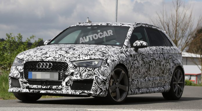 New Audi RS3 Spied Ahead of Reported Paris Debut