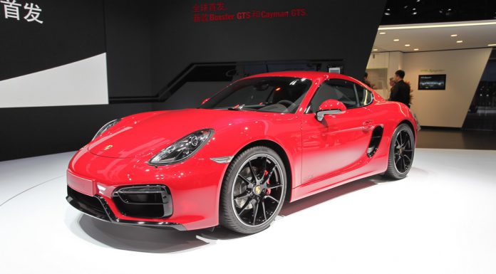 Porsche Cayman GTS at Beijing Motor Show 2014