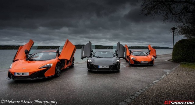 Four McLaren 650Ss in Munich, Germany!