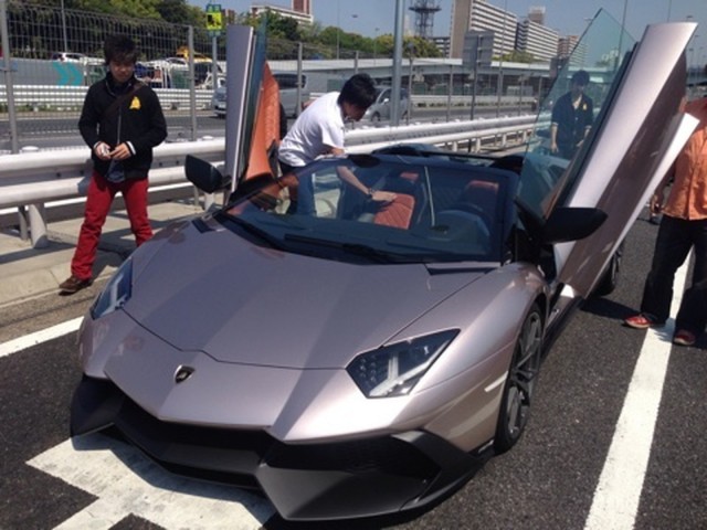 Spotted: One-off Bronzo Masaru Lamborghini Aventador LP720-4 in Tokyo