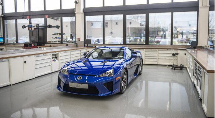 This Is How a Lexus LFA Is Serviced