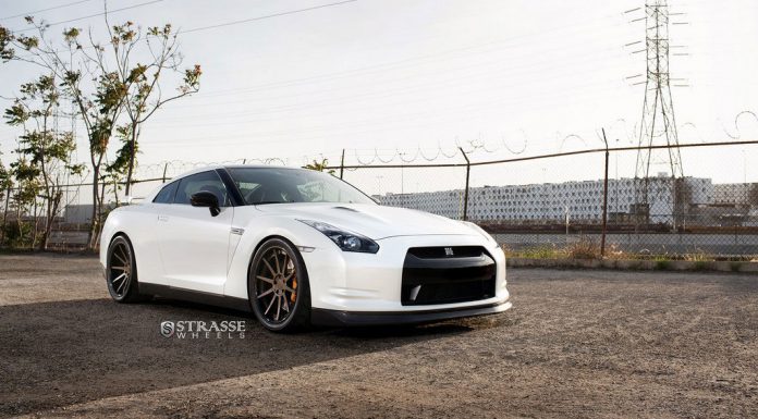 Satin White Pearl Alpha 9 GT-R with Strasse Wheels 