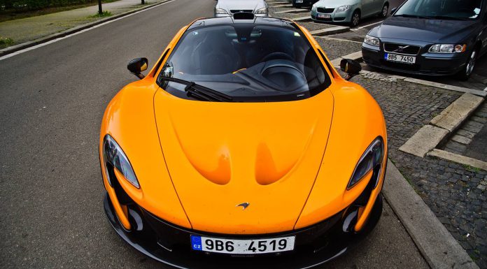 Orange McLaren P1 from Czech Republic