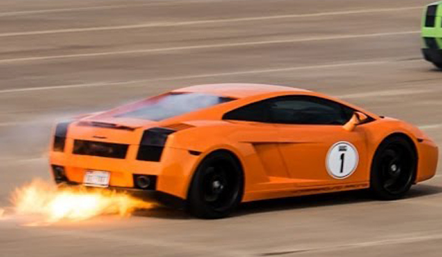 Video: 1800hp+ Lamborghini Gallardo Catches Fire at 200mph
