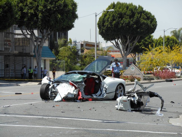 Ferrari Crash 