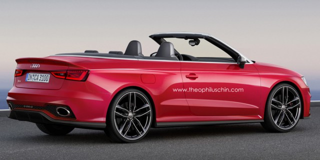 Future Audi RS3 Cabriolet Rendered